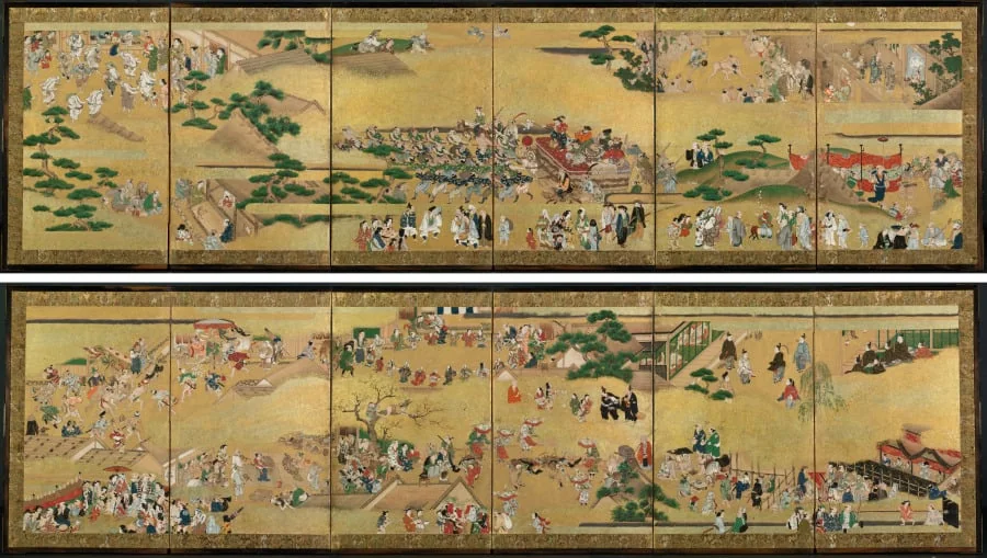 Festival Scenes, by Unknown, unspecified, 1657