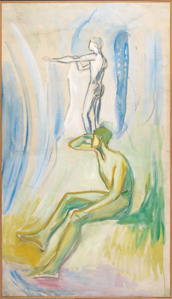 Men Turning towards the Sun