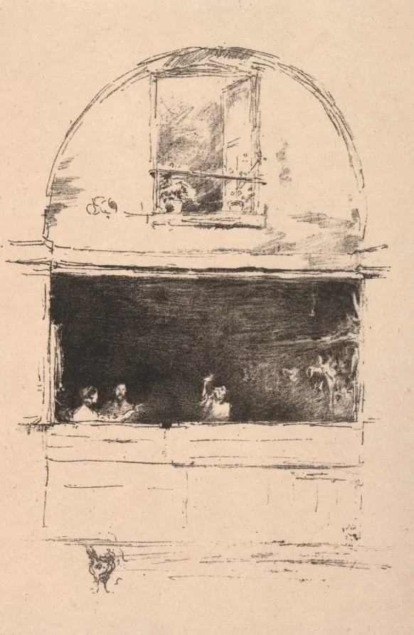 The Forge, Passage du Dragon, by James McNeill Whistler, 1894