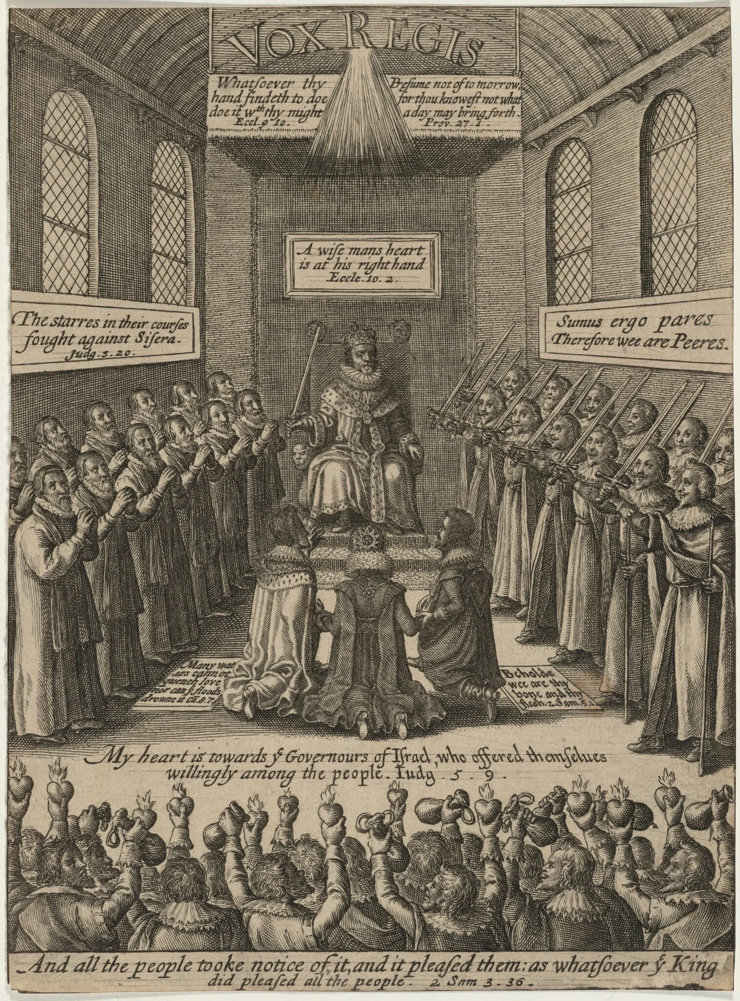 Vox Regis, by Thomas Scott, by Crispijn van de Passe I, ink, 1624