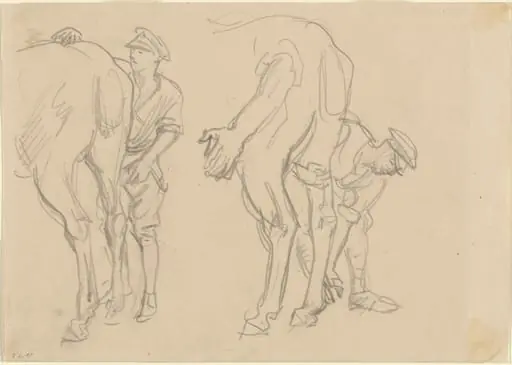 Studies for "Scots Grey"