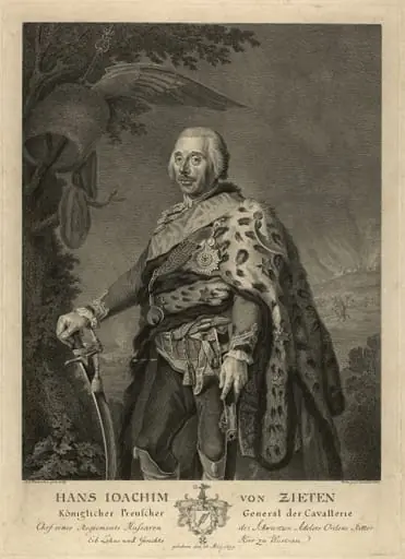 Therbusch, Anna Dorothea (Vorlage): Porträt Hans Joachim von Zieten