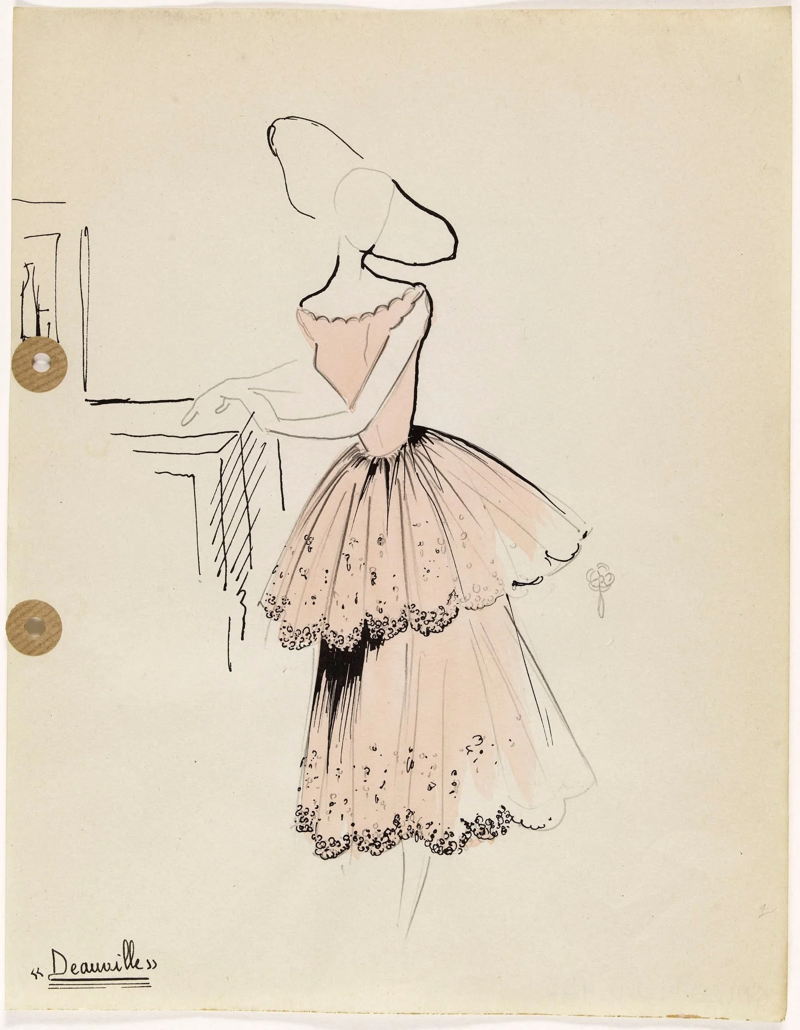 'Deauville', by Carven, 1949