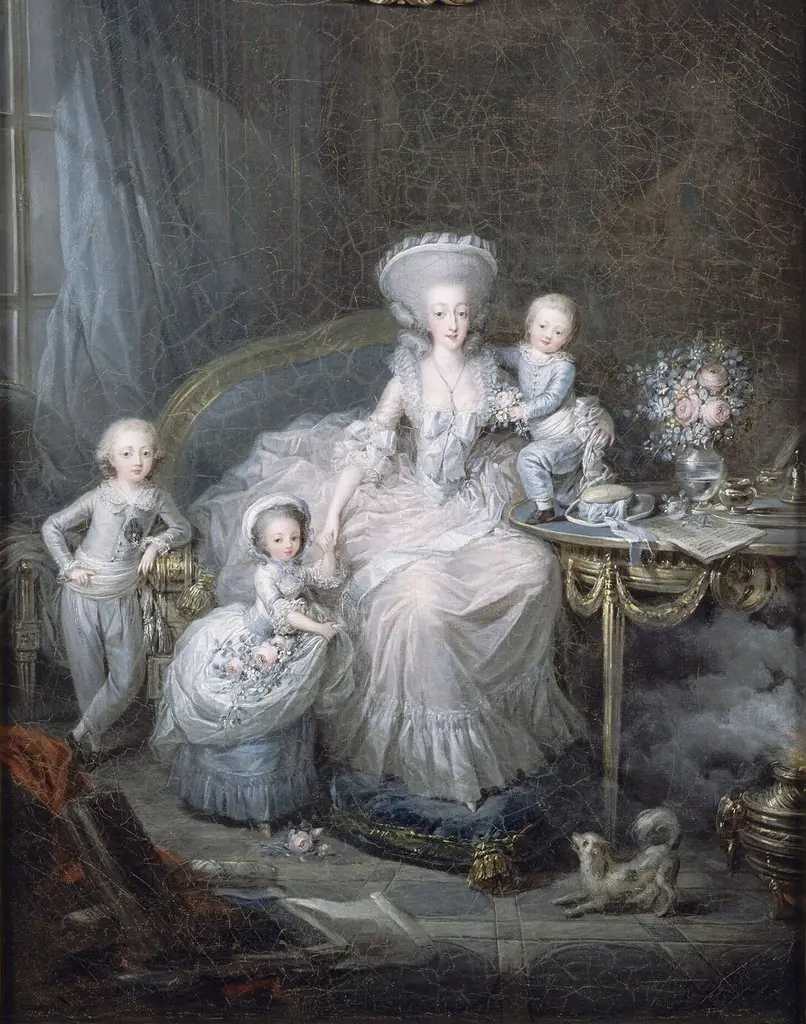 The Comtesse d'Artois and her children
