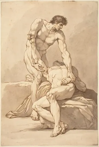Two Nude Men