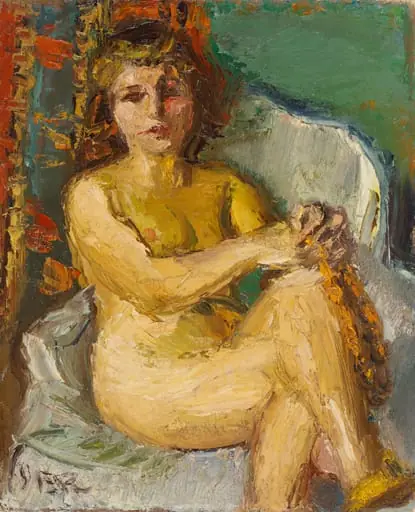 Nud pe fotoliu