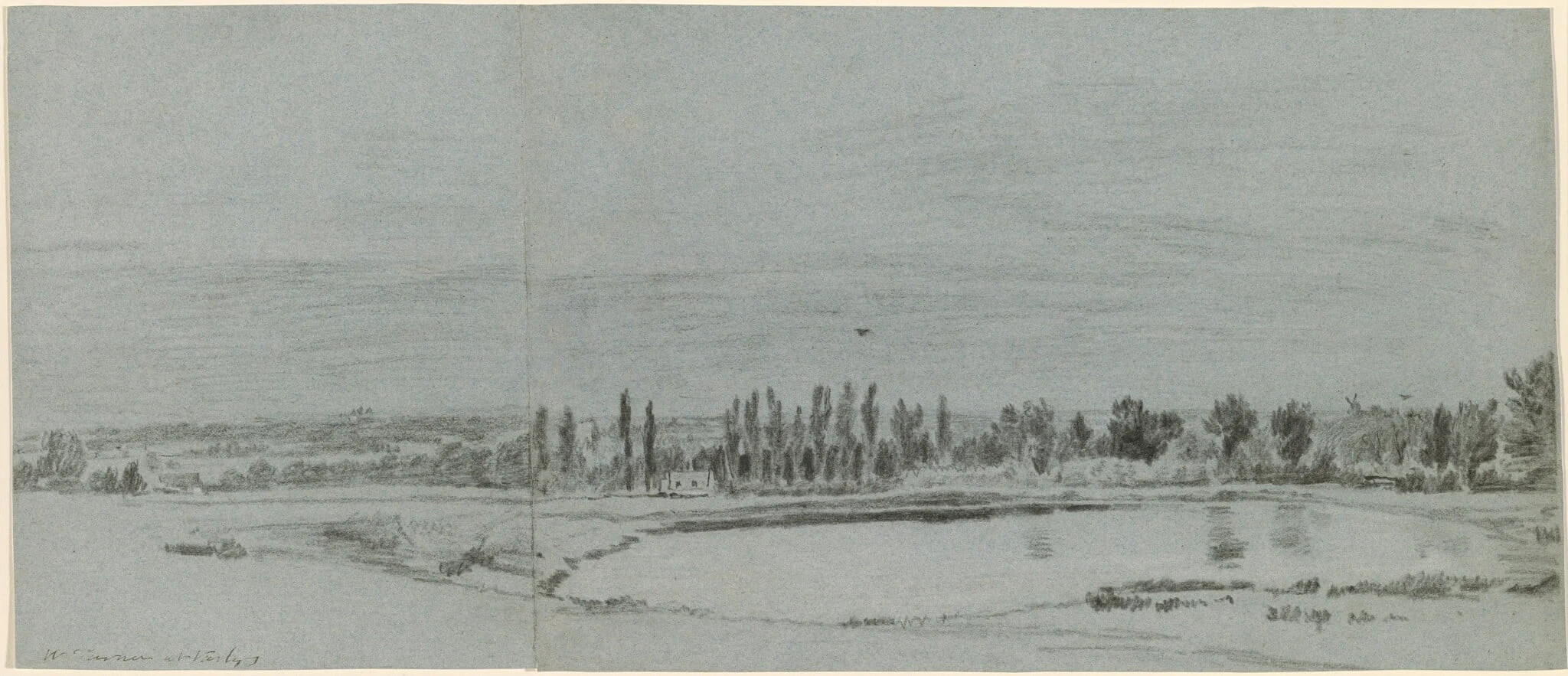 Extensive Landscape with a Pond