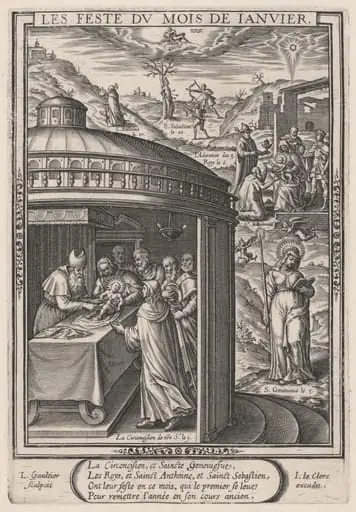 Les Feste du mois de Janvier (January: the Circumcision)