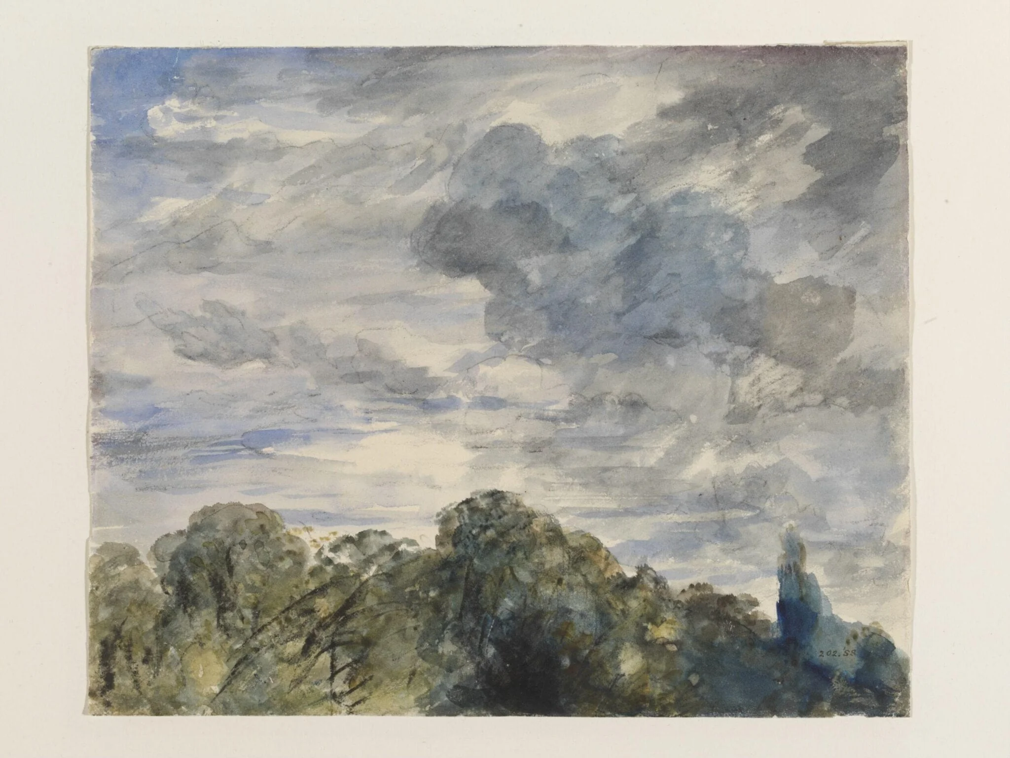Study of sky effect