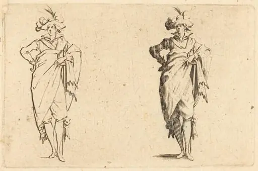 Gentleman Viewed from the Front with Hand on Hip
