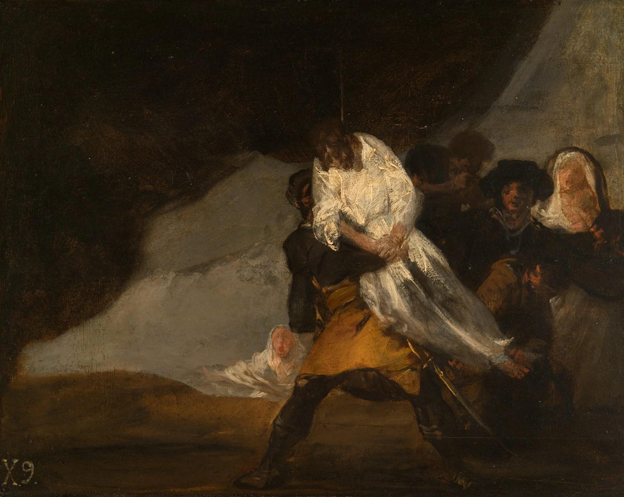 The Hanged Monk, by Francisco Goya, oil, 1810