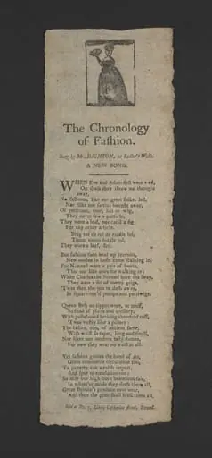 The Chronology of Fashion