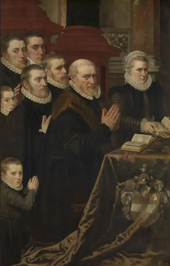 Gillis de Smidt with seven children