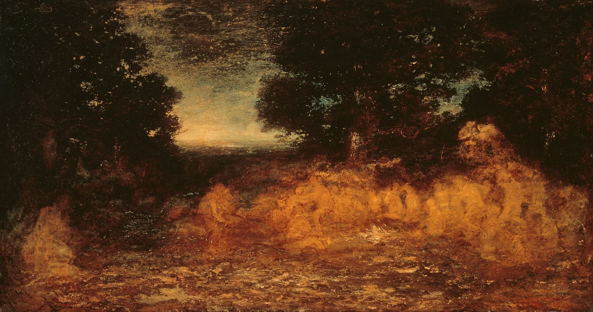 The Vision of Life, by Ralph Albert Blakelock, oil, 1898