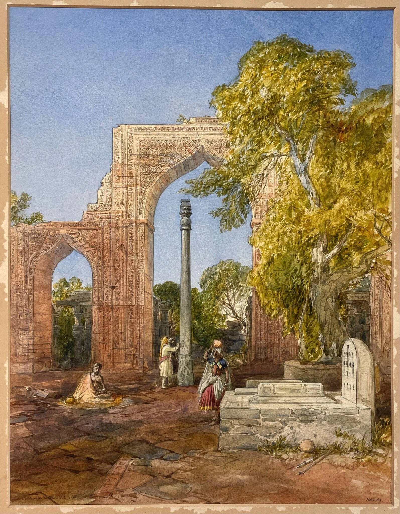 Iron Laht at the Kootub, Old Delhi