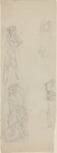 Sheet of Studies [recto and verso]