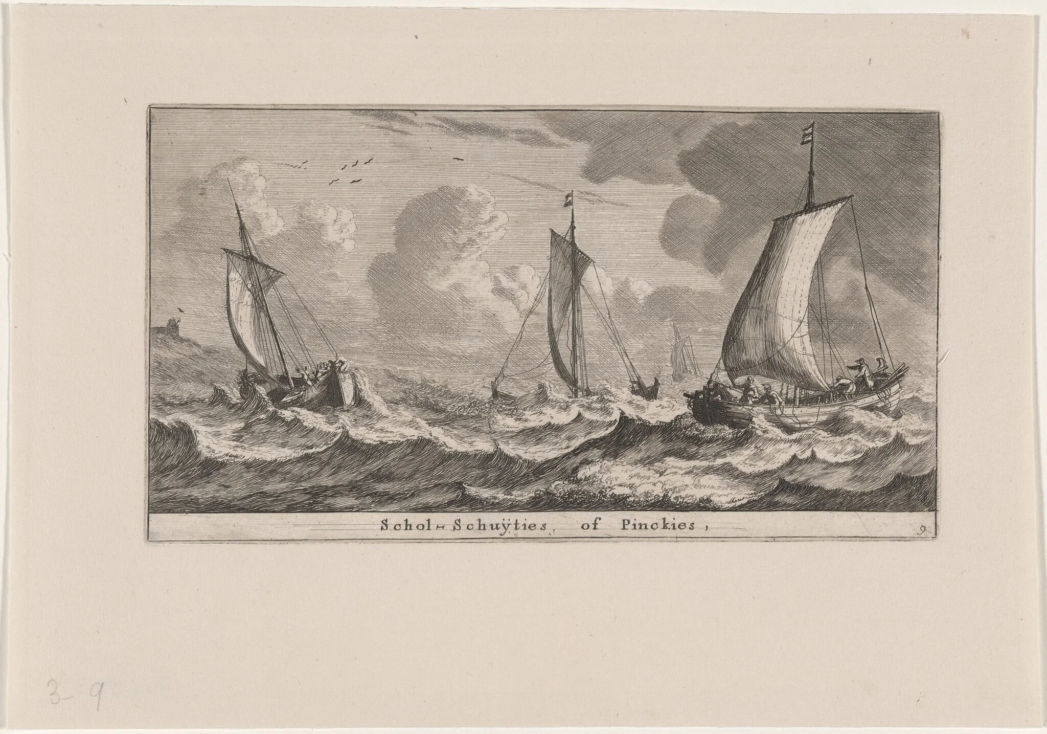 "Scholshuiten" or "Pinken", by Nooms, called Zeeman, Reinier, ink, 1653