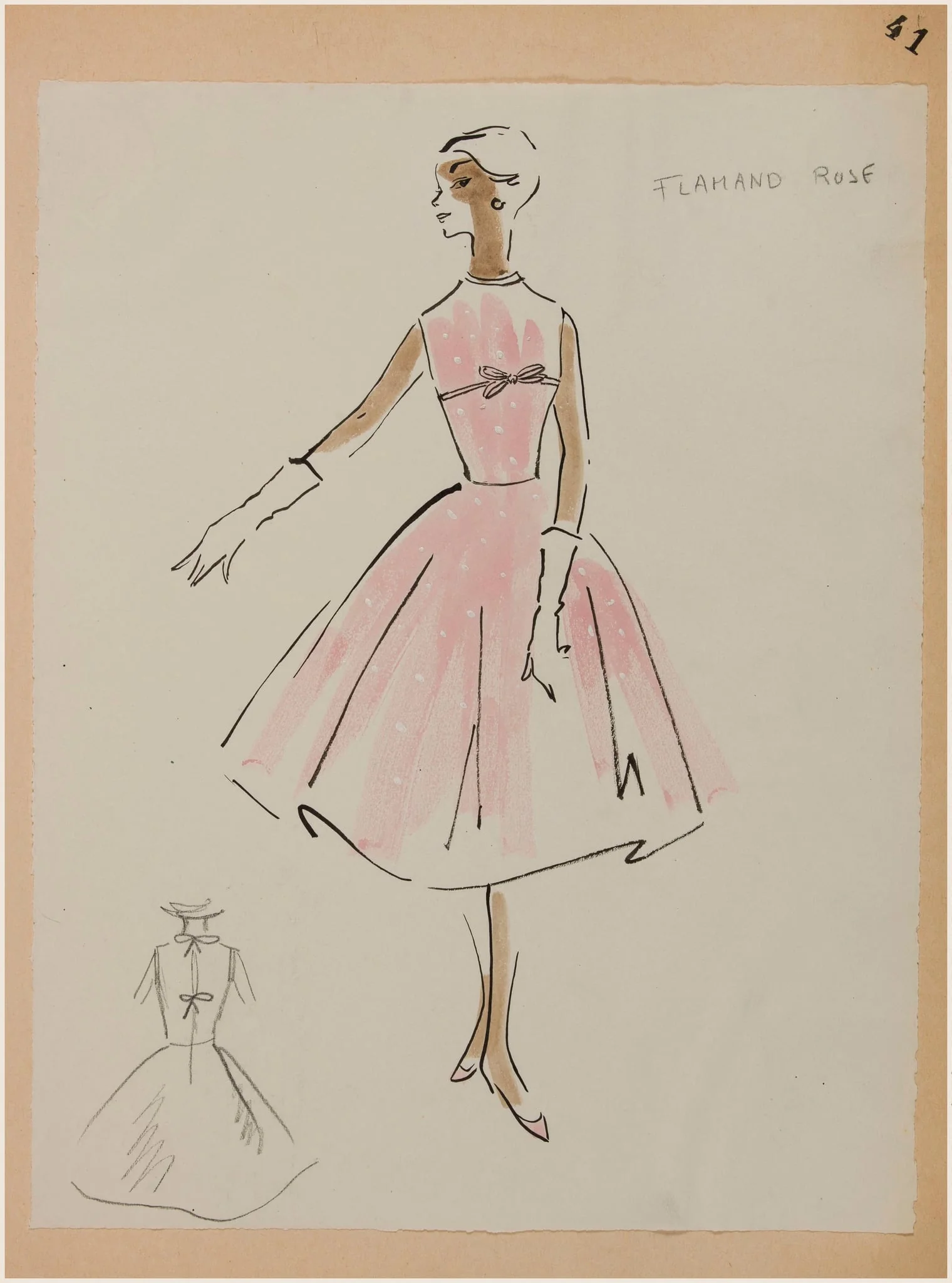 Flamand rose, by Marie-Louise Carven, 1958