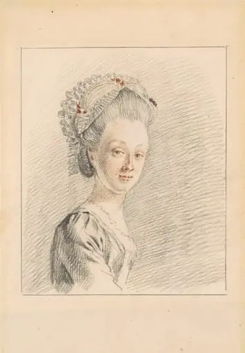 A Lady Wearing a Dormeuse Cap