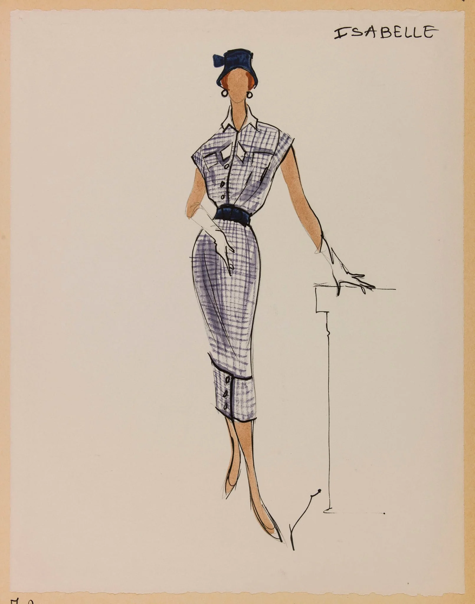 Isabelle, by Carven, 1956