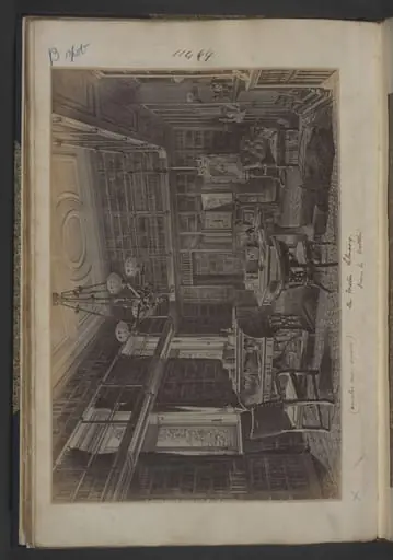 View of the library of the late Mr John Forster