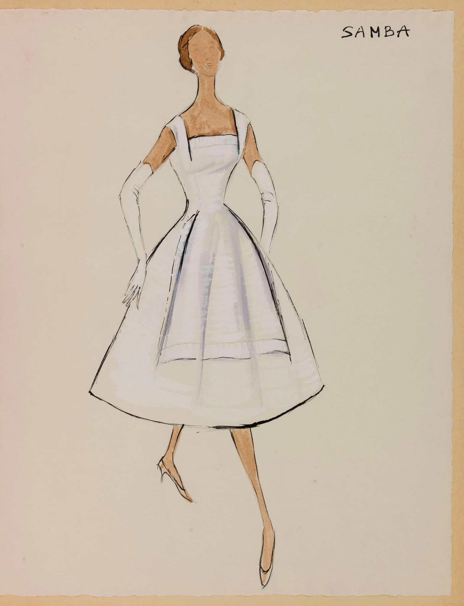 Samba, by Marie-Louise Carven, 1956