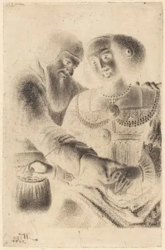 Man and Woman Embracing