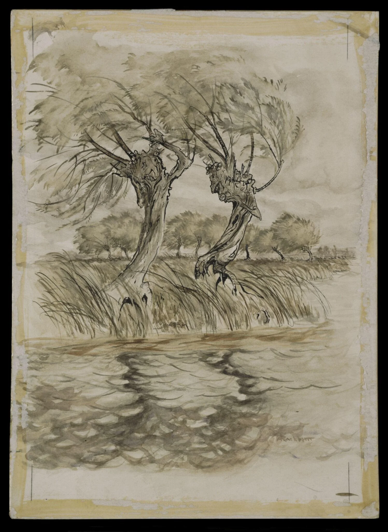 Illustration for Wind in the Willows