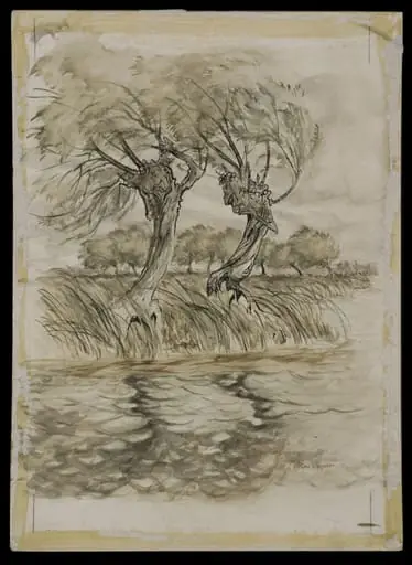 Illustration for Wind in the Willows
