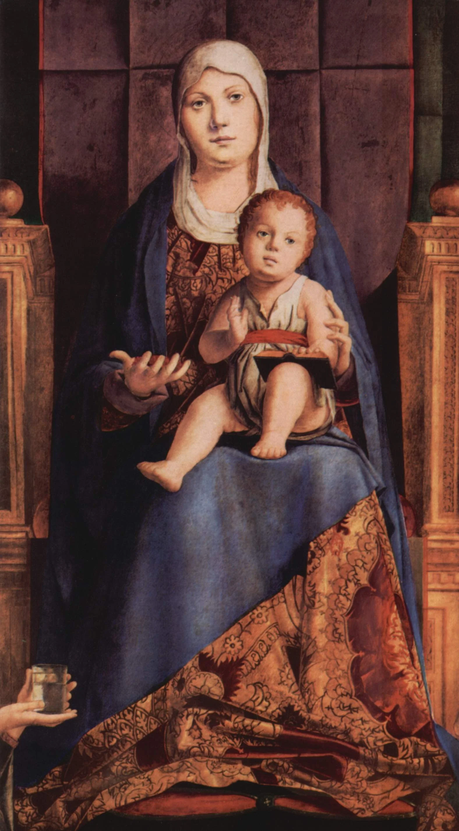 Central panel San Cassiano Altarpiece, by Antonello da Messina, unspecified, 1475