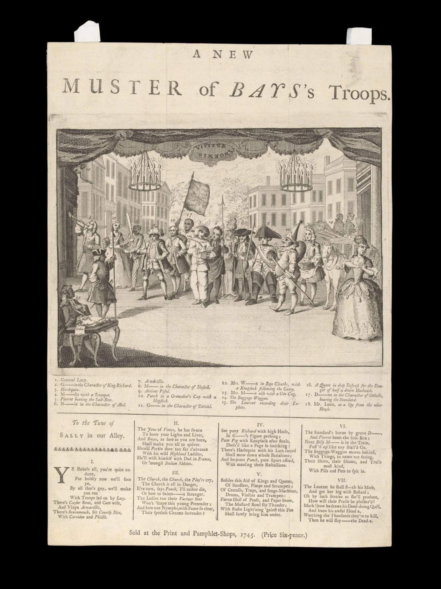H Beard Print Collection, by Unknown, 1745