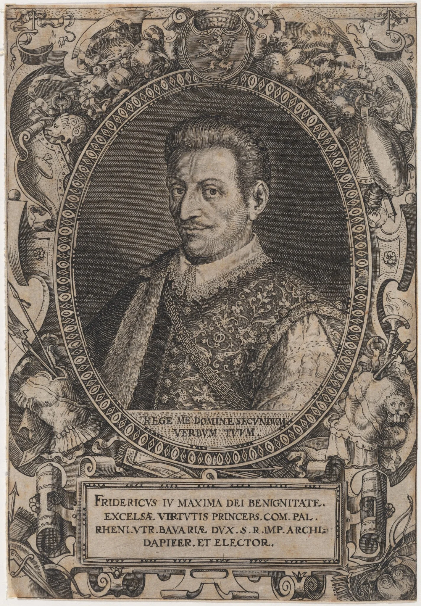 Frederick IV, Elector Palatine, by Unknown 19th Century, ink, 1850
