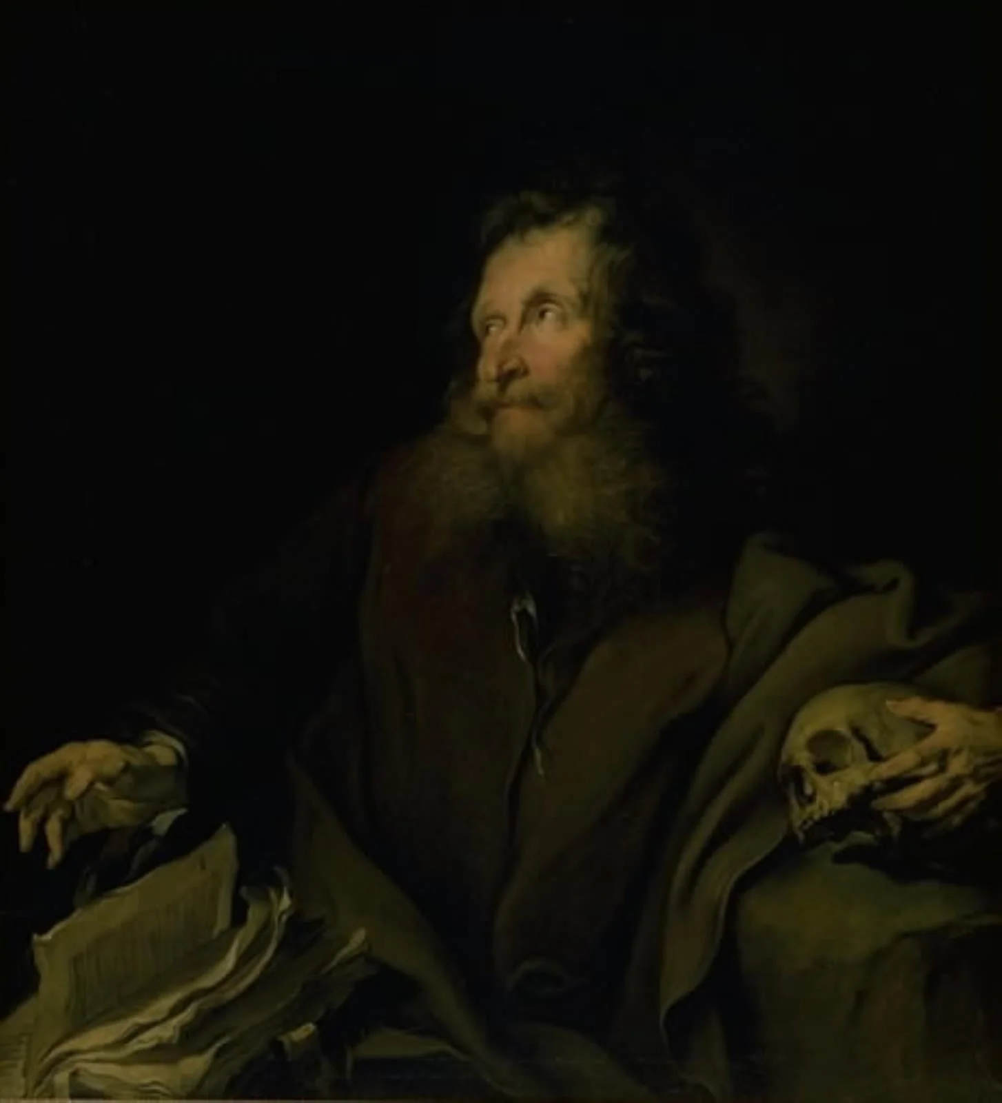 Wax Modeller Simon as St. Jerome, by Unknown, 1665