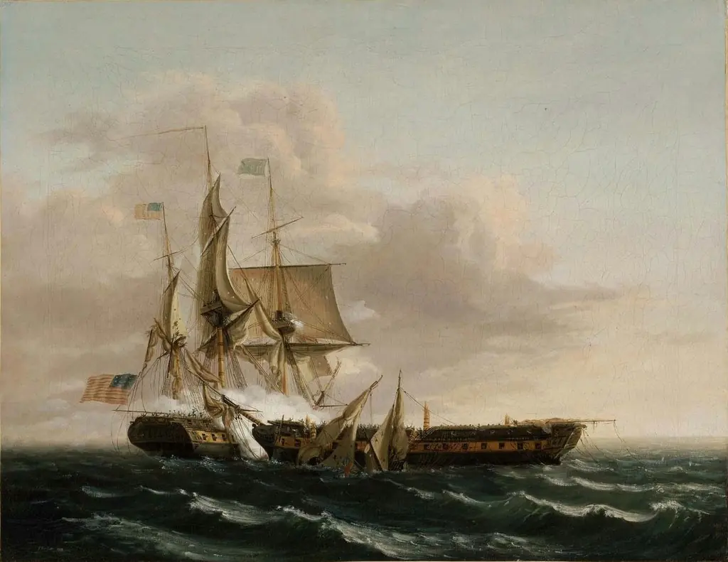 Engagement Between the "Constitution" and the "Guerrière"