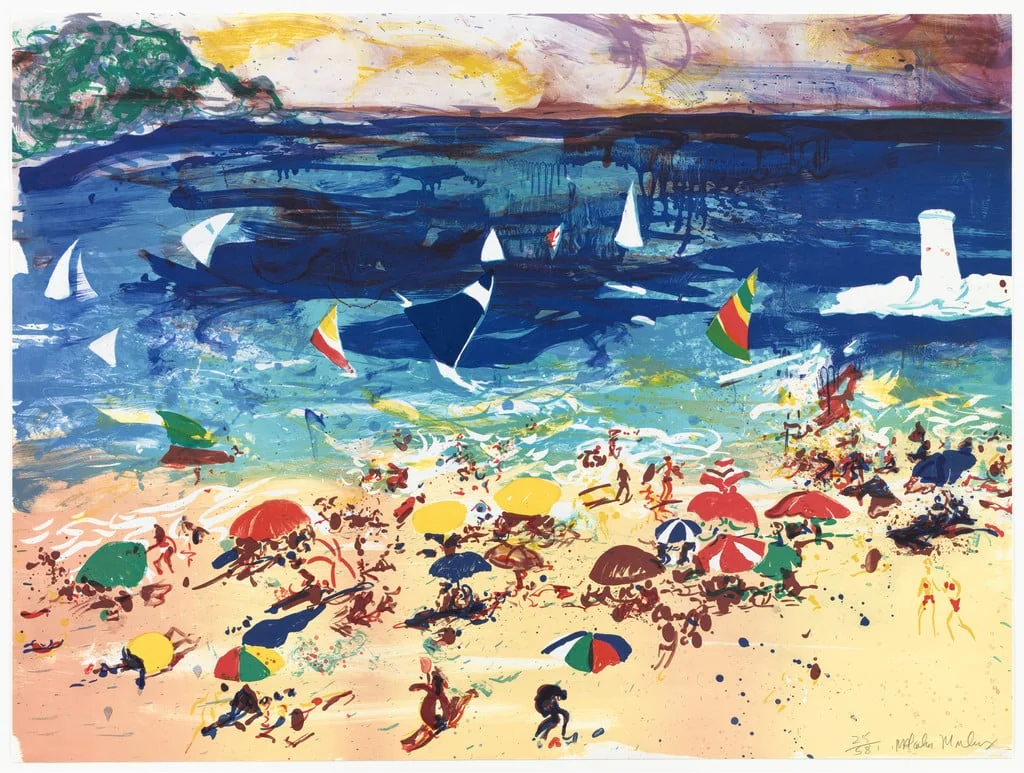 Untitled, by Malcolm Morley, ink, 1982