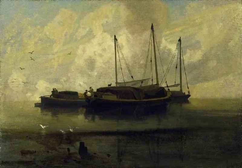 Wherries at Anchor on Breydon Water