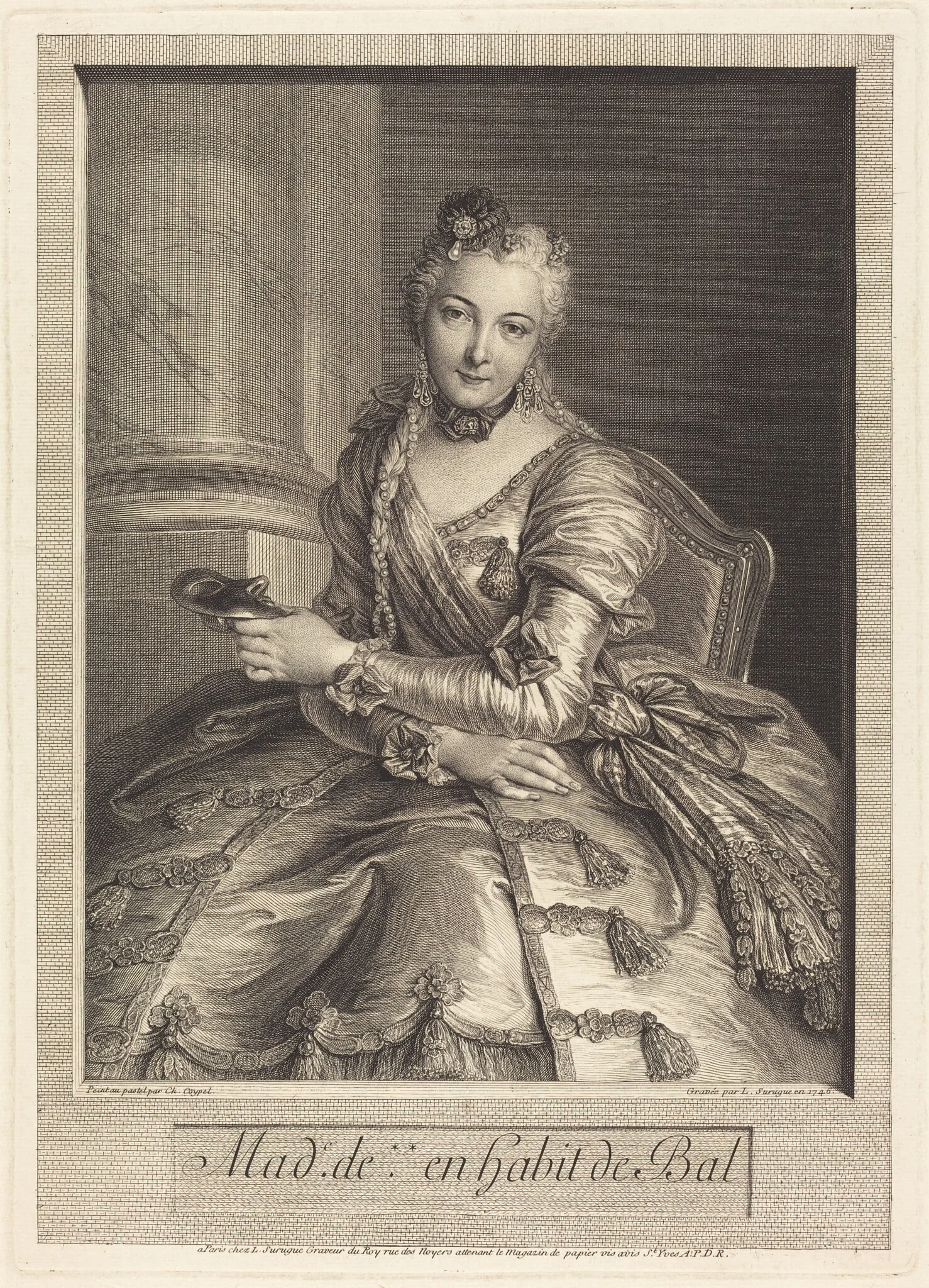Mme. de M ... en habit de bal