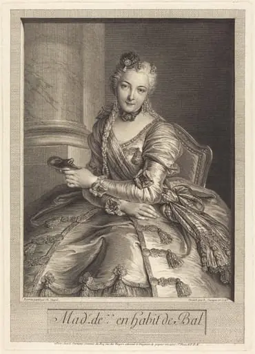 Mme. de M ... en habit de bal