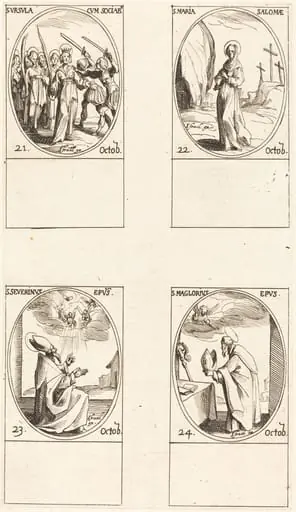 St. Ursula and Companions; St. Mary Salome; St. Severinus; St. Maglorius