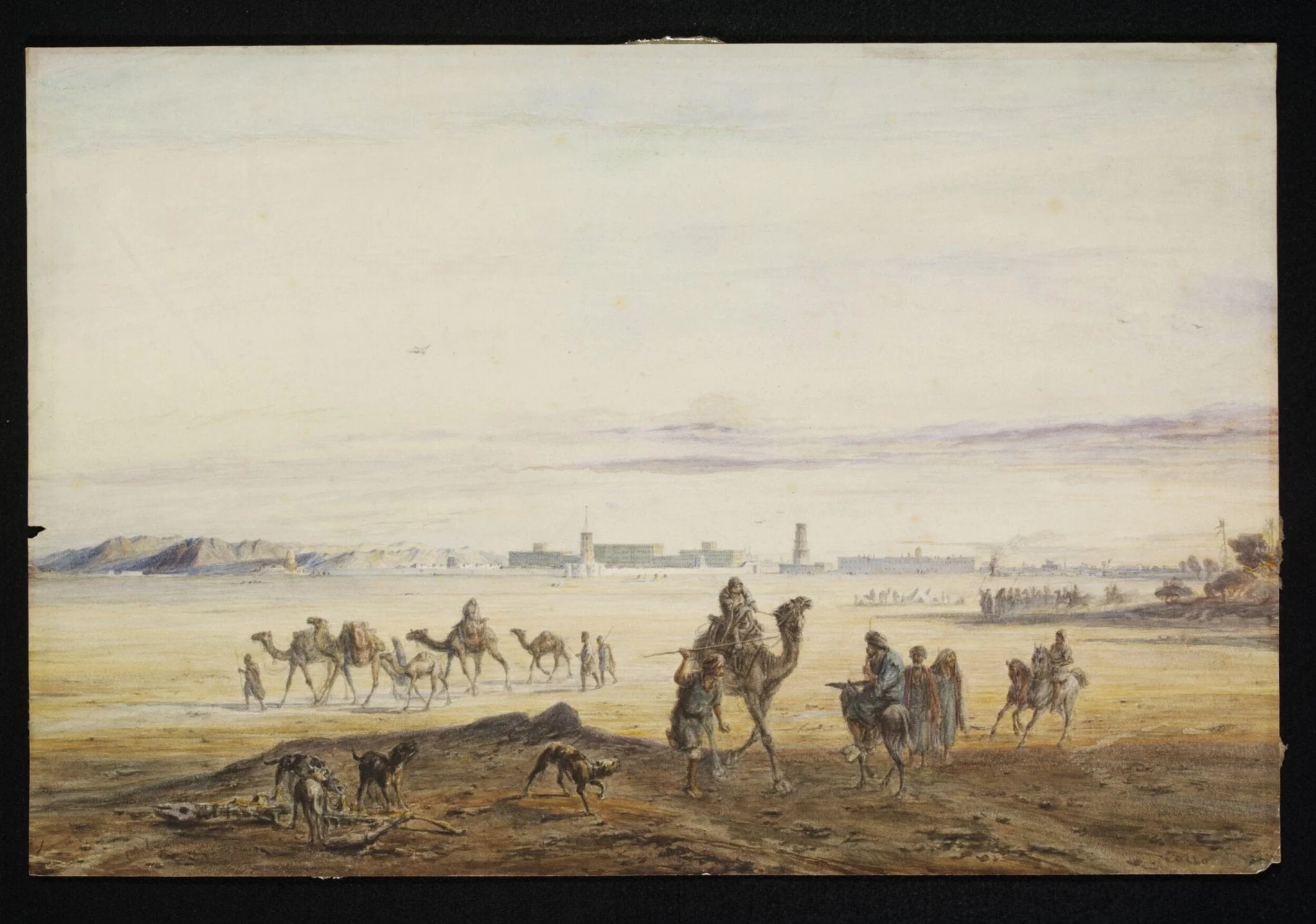 Cairo, by Unknown, watercolor, 1850