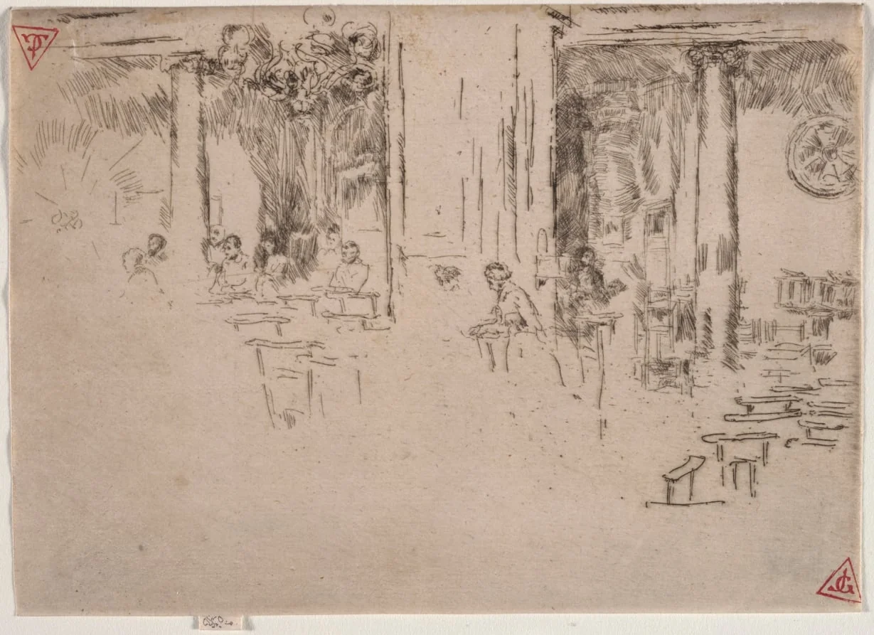 Church, Brussels, by James McNeill Whistler, 1887