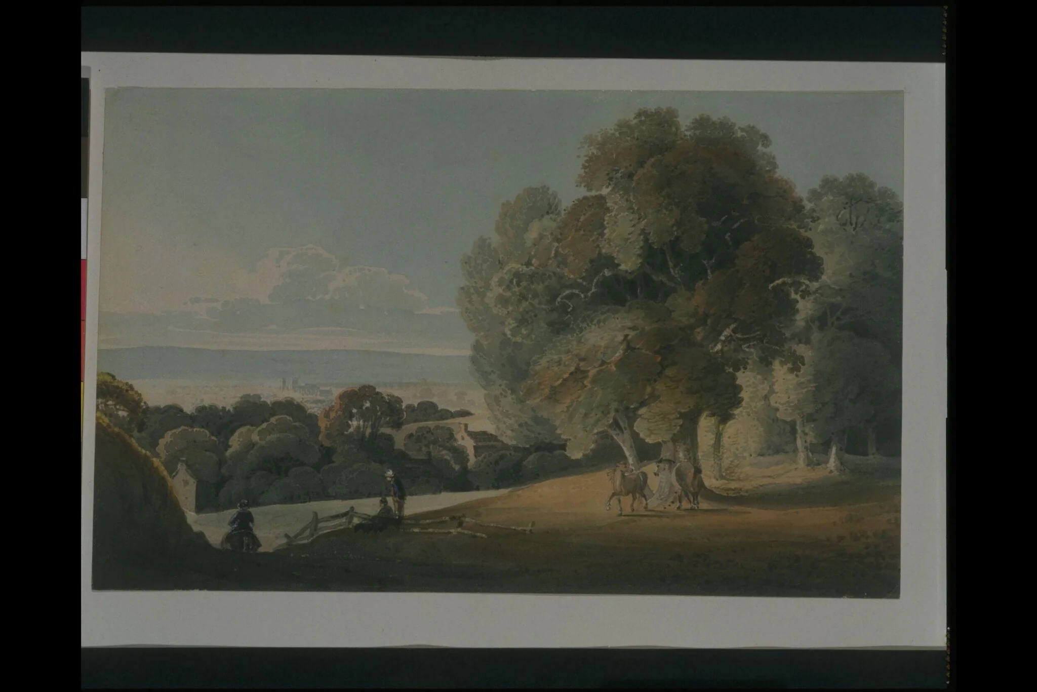 Exeter seen from Alphinton Fields, 1796