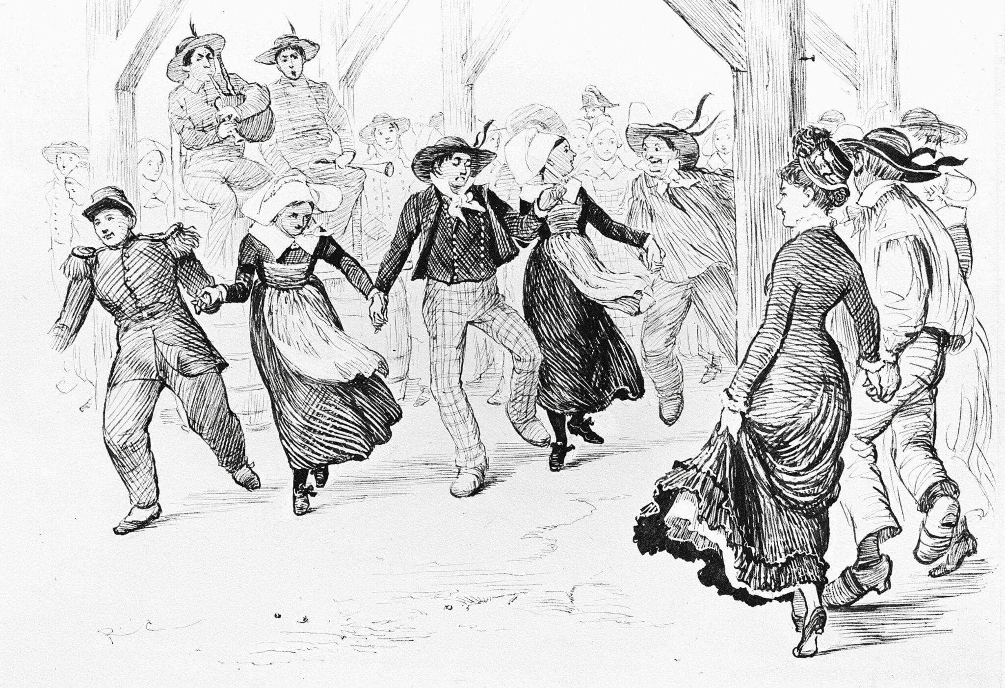 Breton Folk, by Randolph Caldecott, 1880