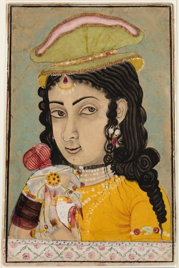 A European Woman Pouring Wine into a Cup, by Unknown, unspecified, 1715