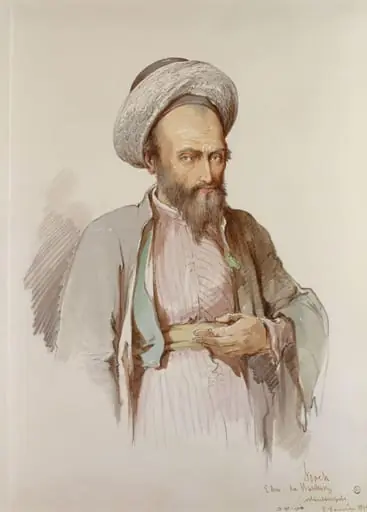 Portrait of Isaac, a Karaite Jew from Hasköy near Constantinople