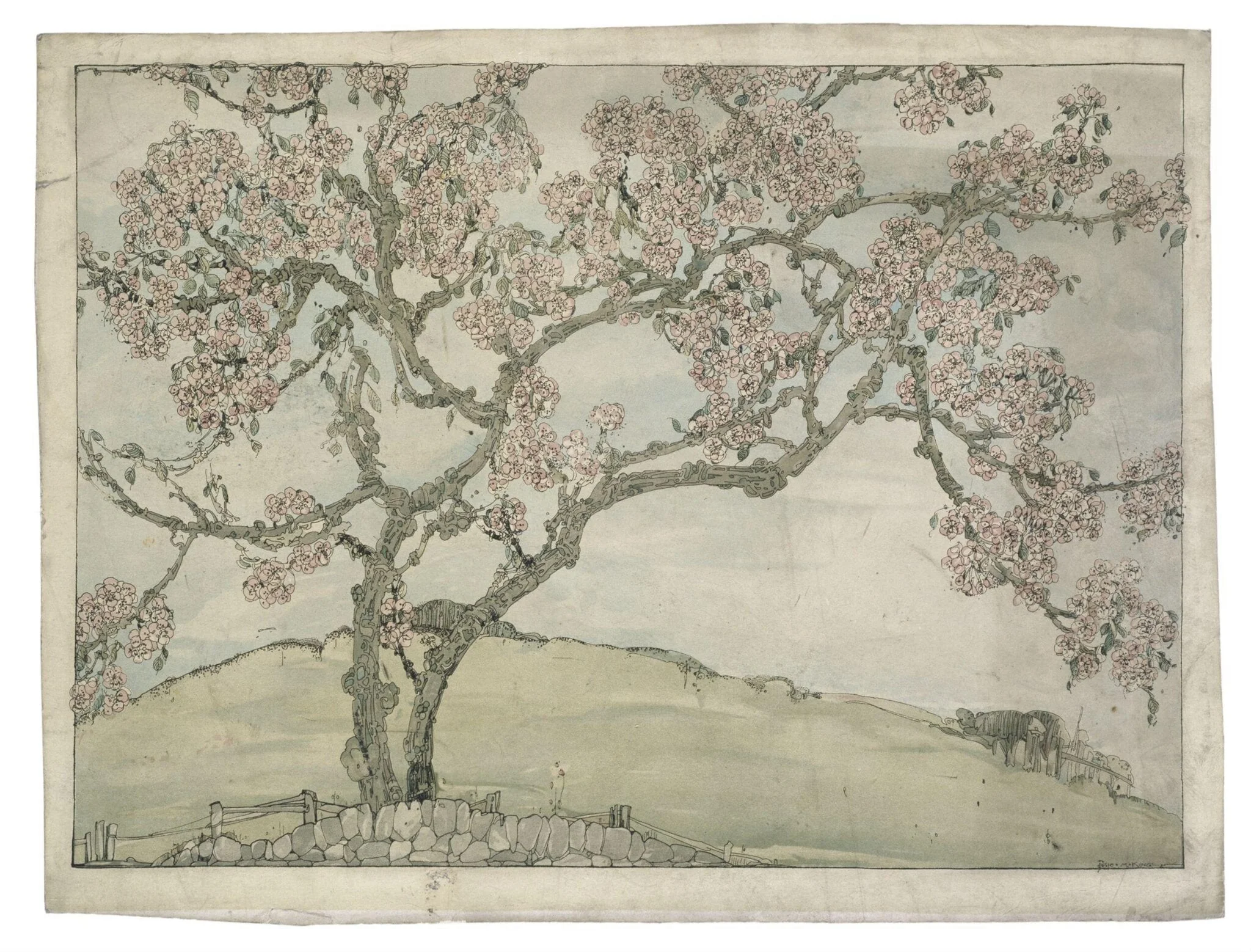 Apple Blossom, by Jessie King, 1908