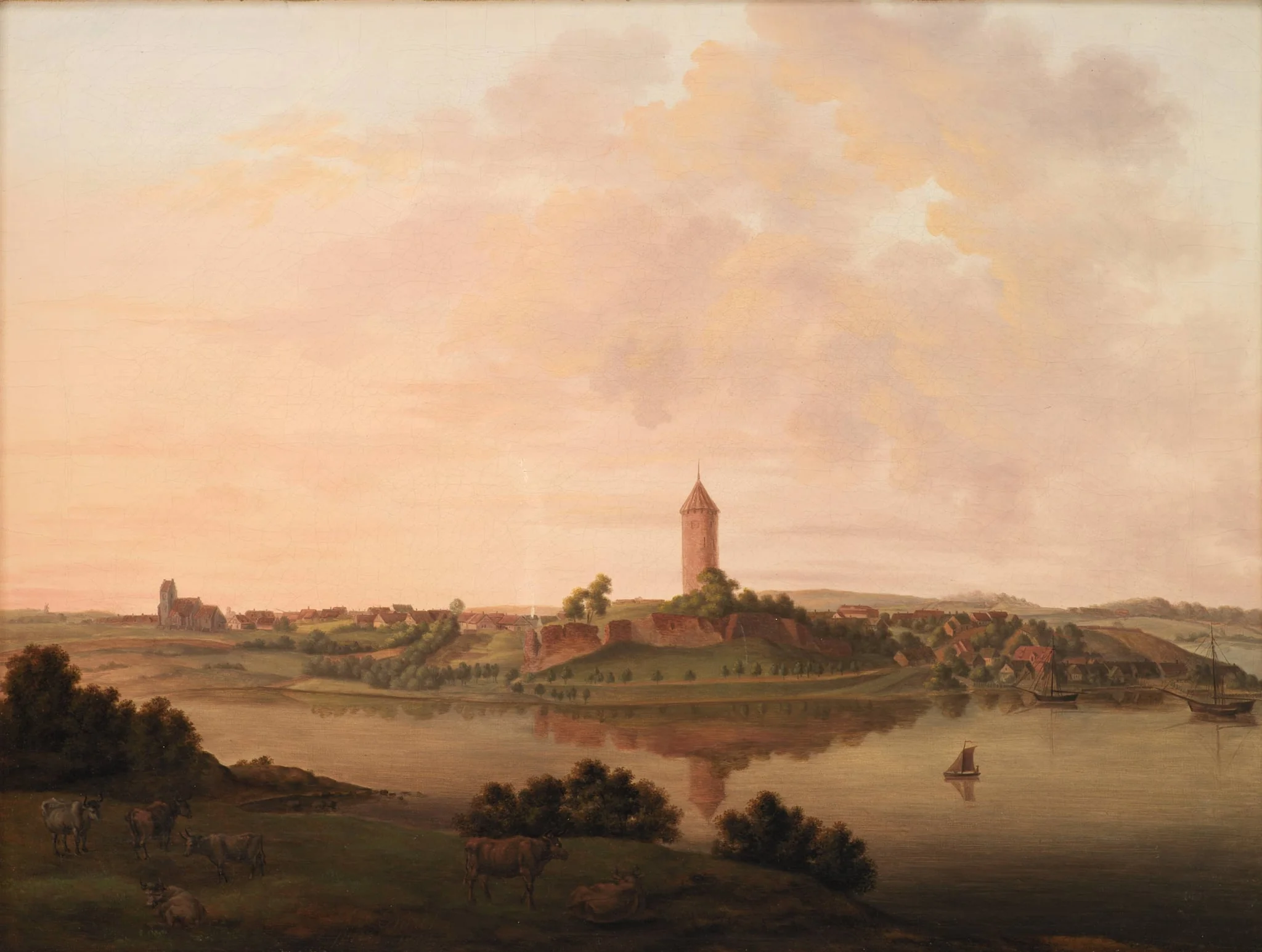 Prospekt af Vordingborg, by Unknown, 1810