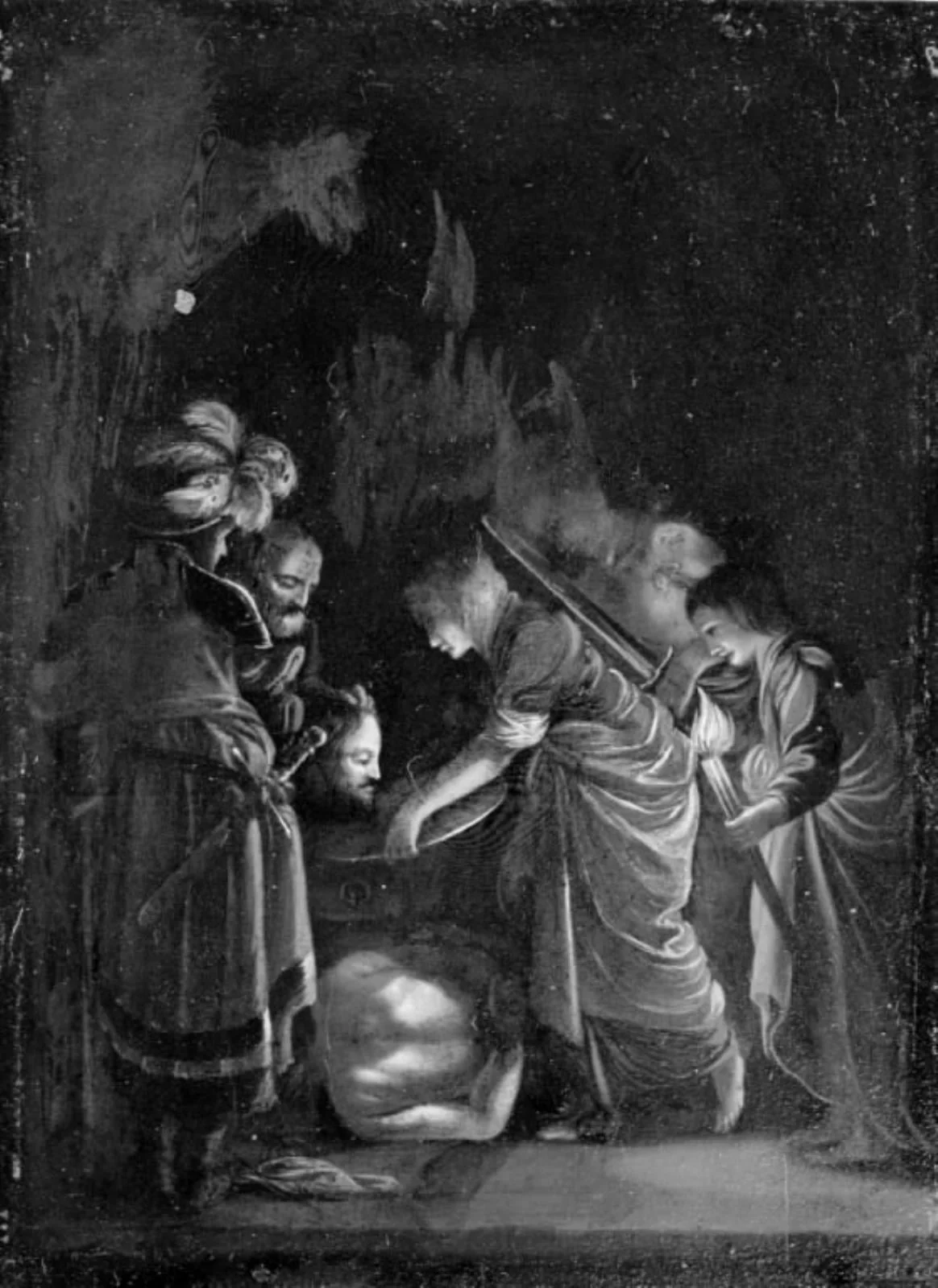 The Presentation of the Head of Saint John the Baptist, Night, by Unknown, 1750