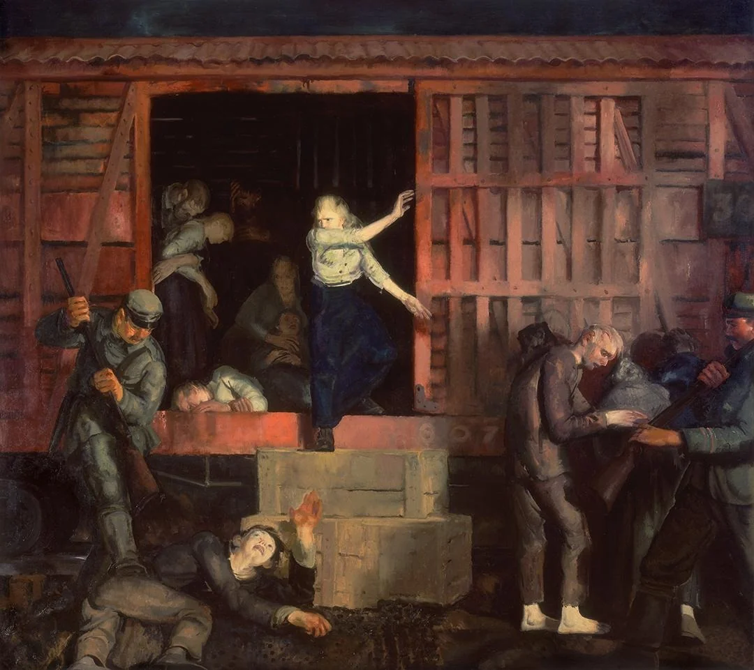 Return of the Useless, by George Bellows, oil, 1918