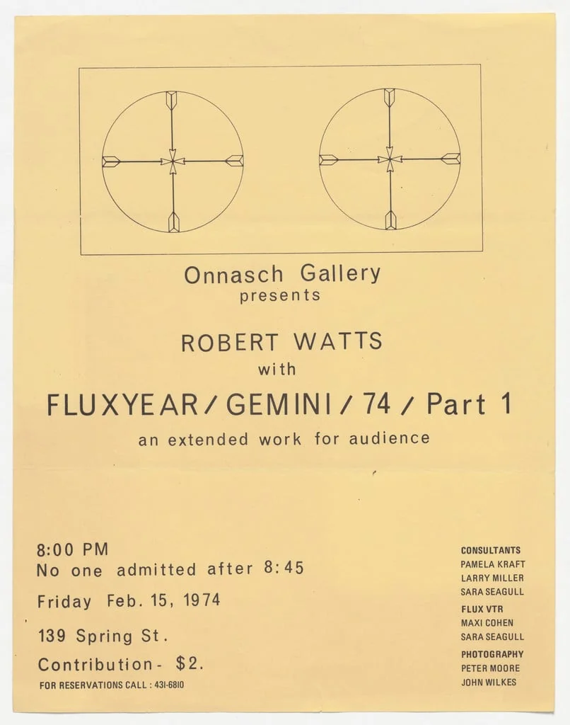 Untitled, by Robert Watts, ink, 1974